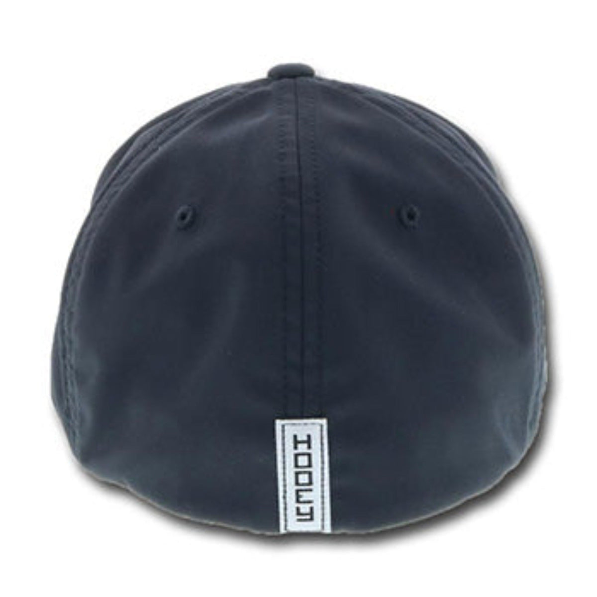 Hooey Mid Profile Black Cap-Printed Bill Hooey Logo