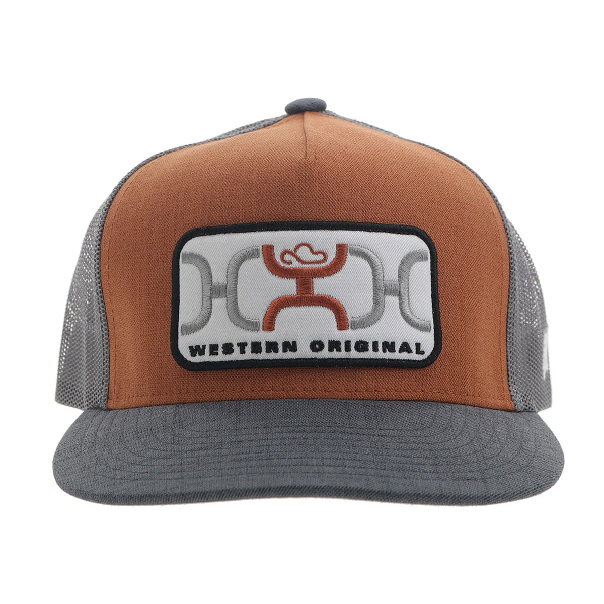Hooey Youth Loop Orange & Grey Cap