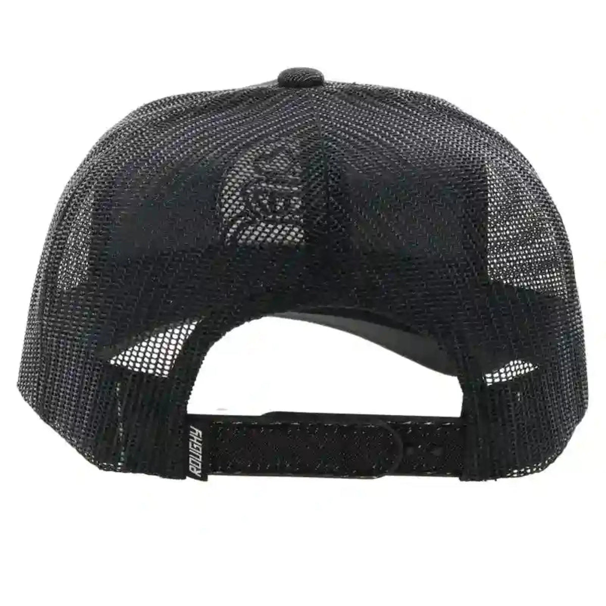 Hooey High Profile Heather Black Cap-Charcoal Roughy Logo