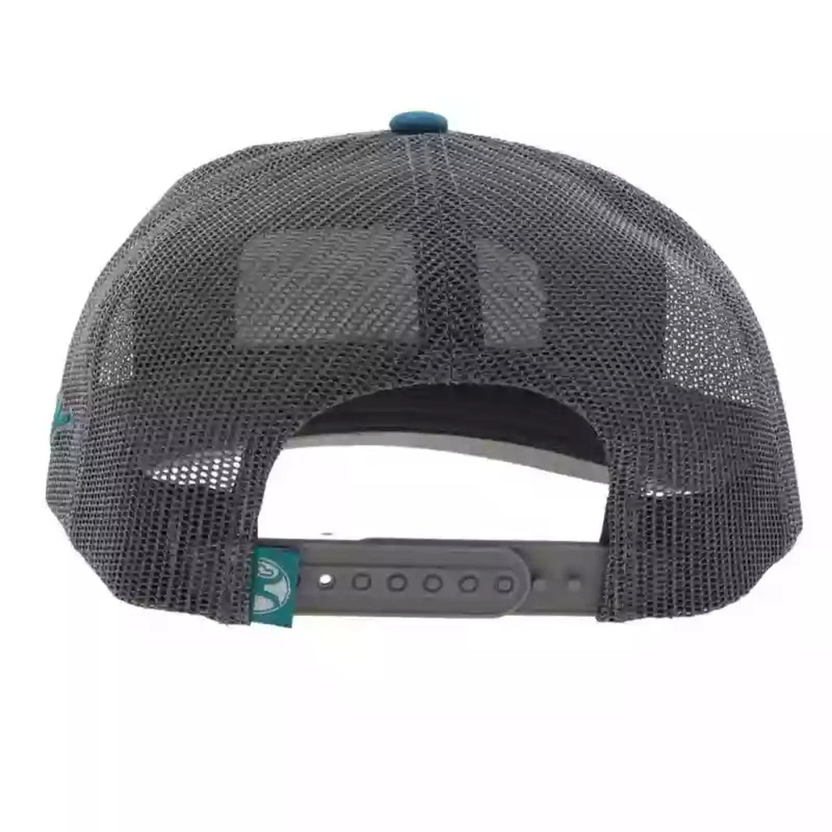 Hooey High Profile Teal And Grey Cap - Cactus Ropes Patch