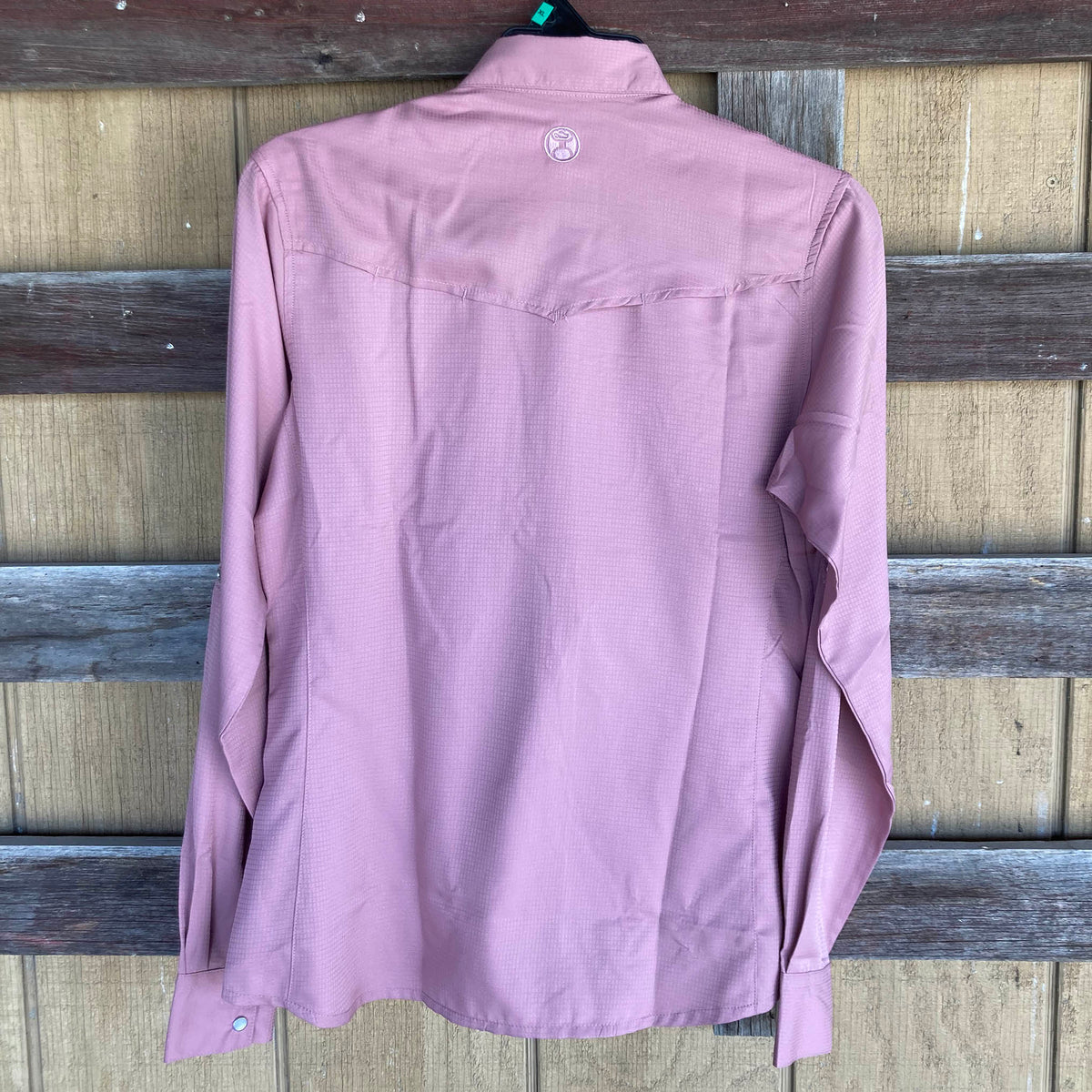 Hooey "Sol" Ladies Ash Rose Long Sleeve Shirt