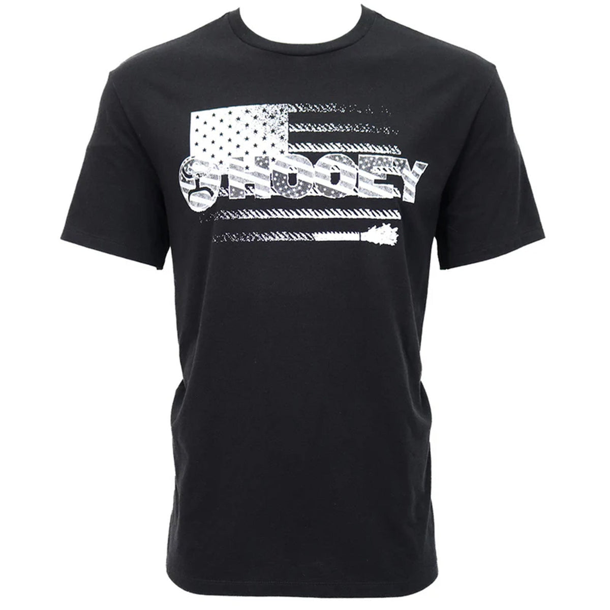 Hooey Ol' Glory Black White Flag Tee