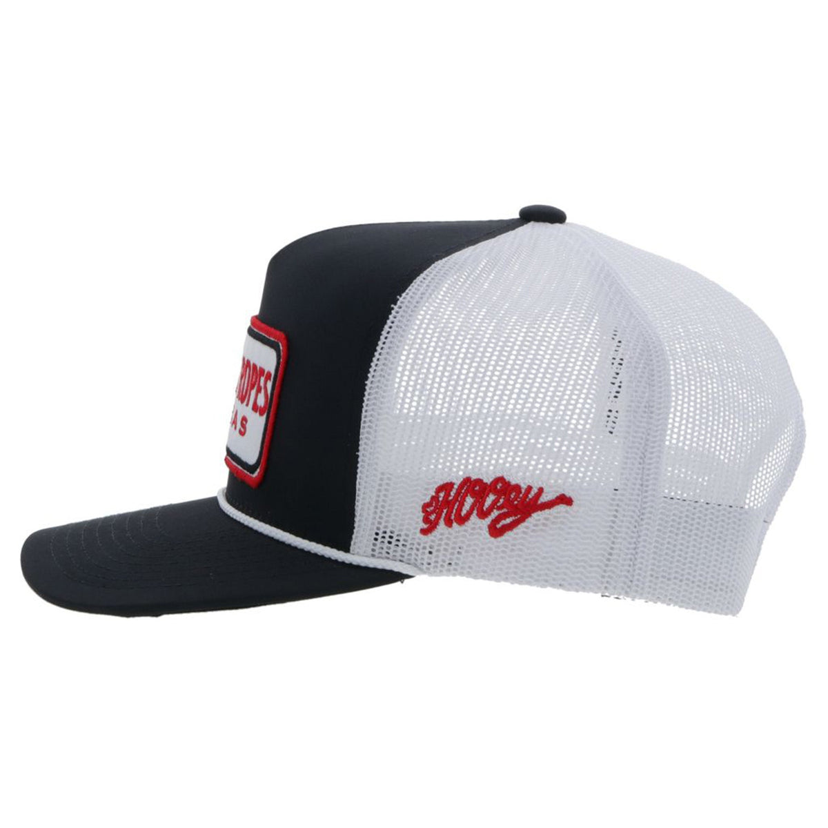 Hooey Cactus Ropes Black/White Cap