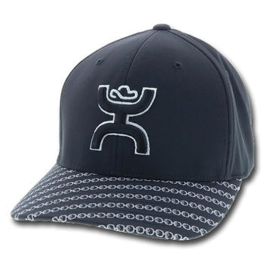  Hooey Mid Profile Black Cap-Printed Bill Hooey Logo