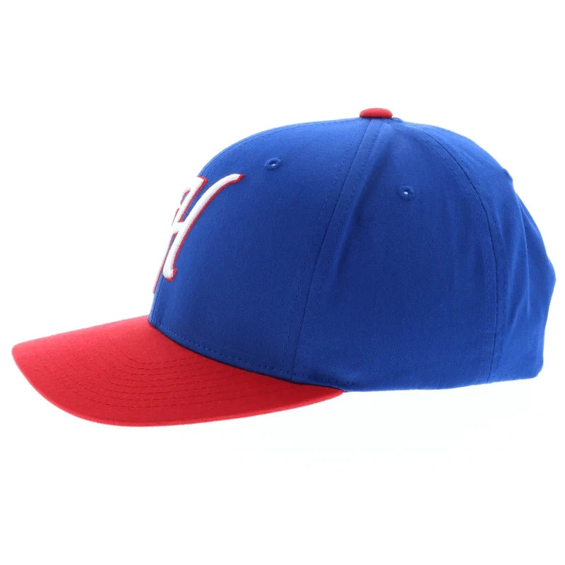  Hooey Jack Blue/Red Cap-3DRed/White Hooey H Patch