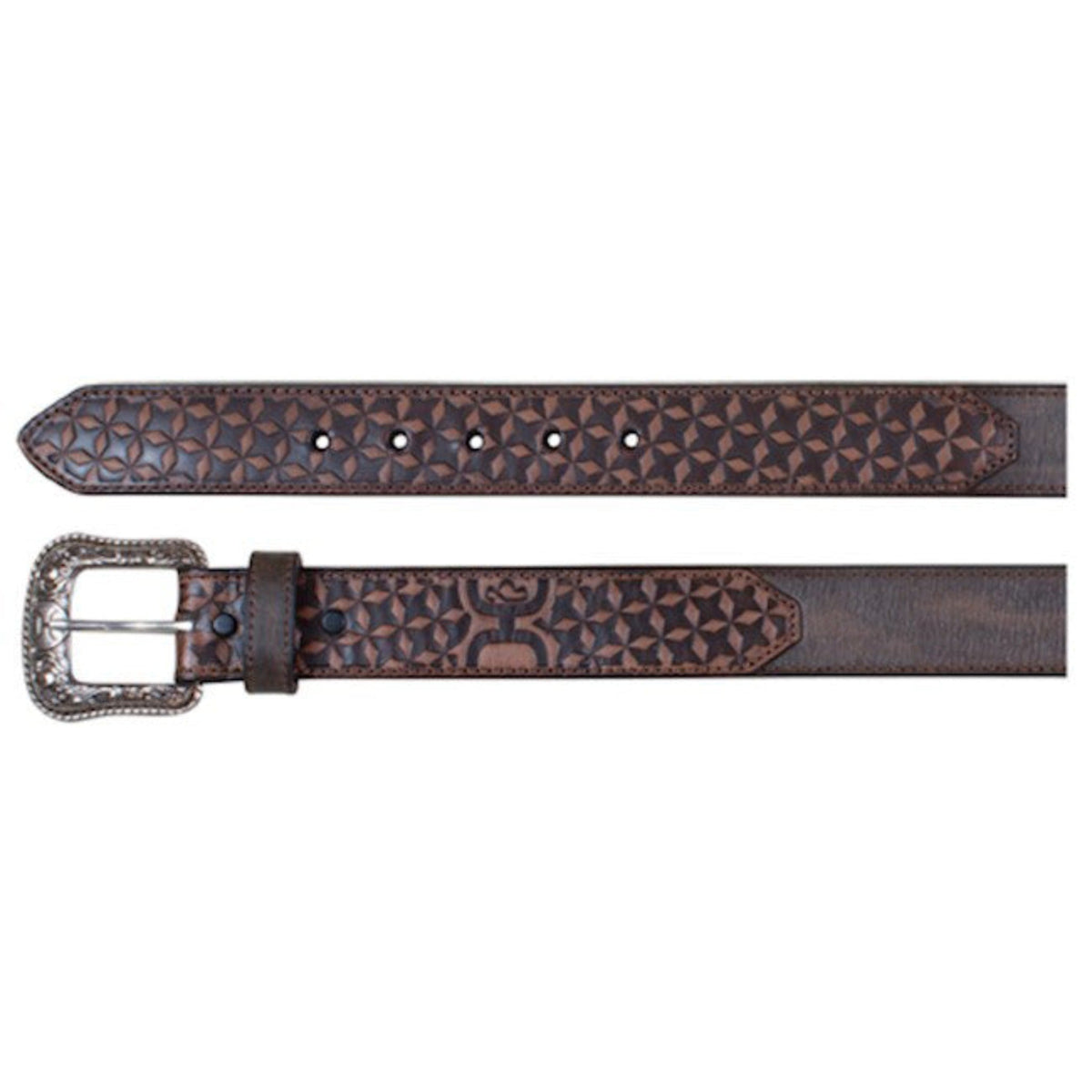  Hooey Brown Geometric Belt