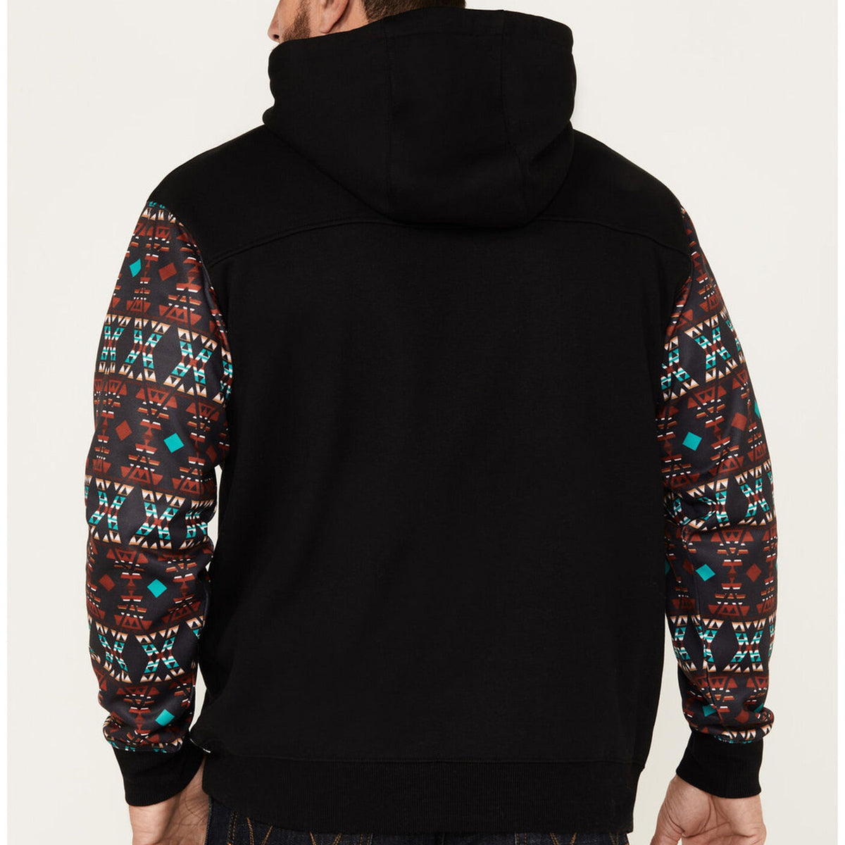  Hooey Men's Summit Black Aztec Hoodie