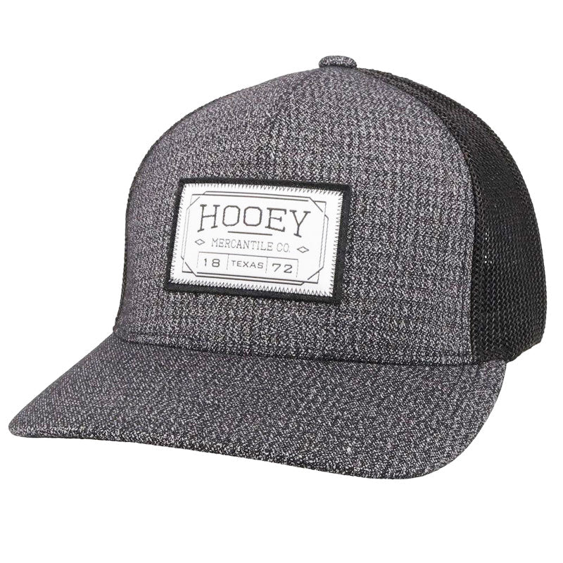  Hooey Black/Grey Pattern "Doc" Cap-Hooey Mercantile Patch