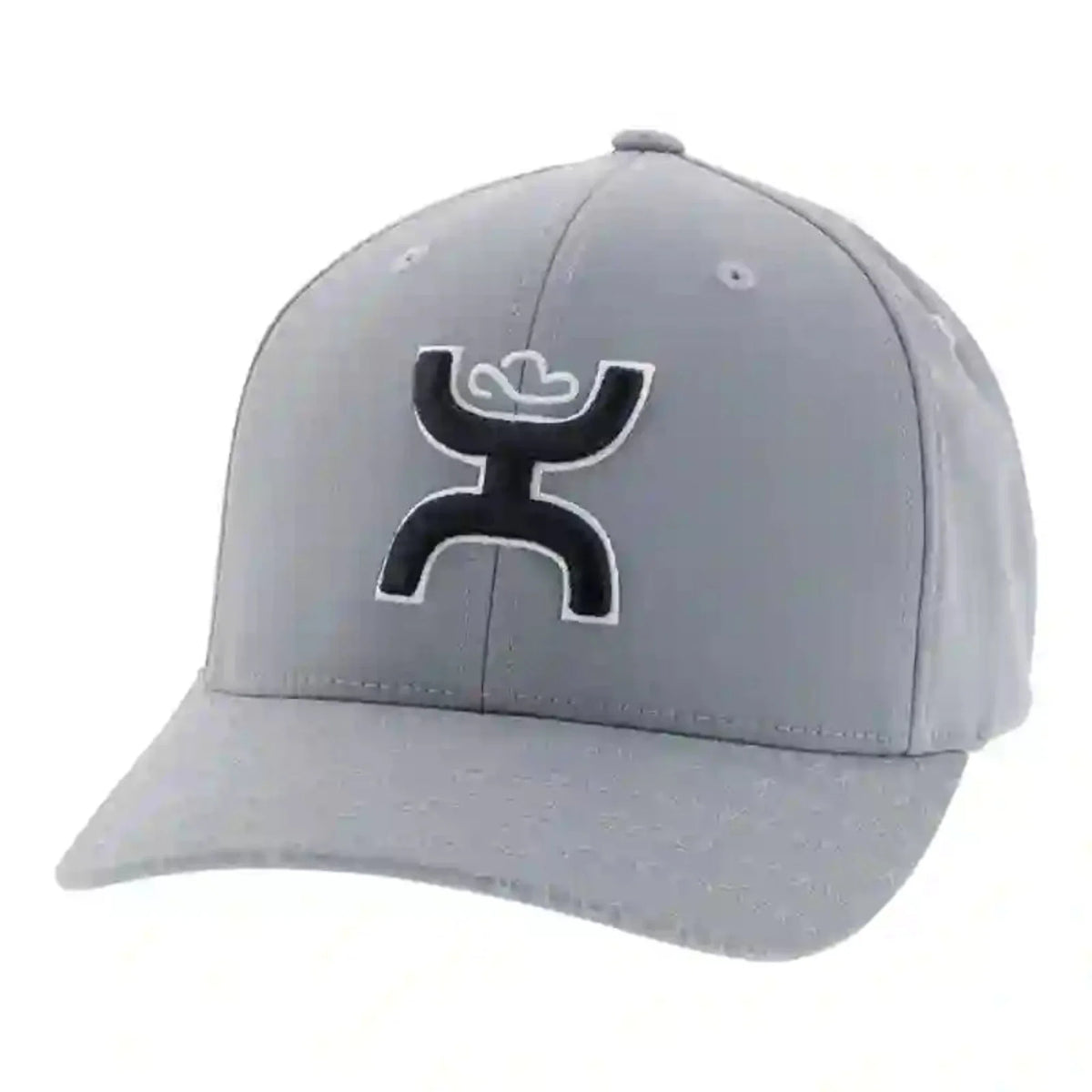  Hooey YOUTH Flexfit Grey Cap-Black Hooey Up Patch