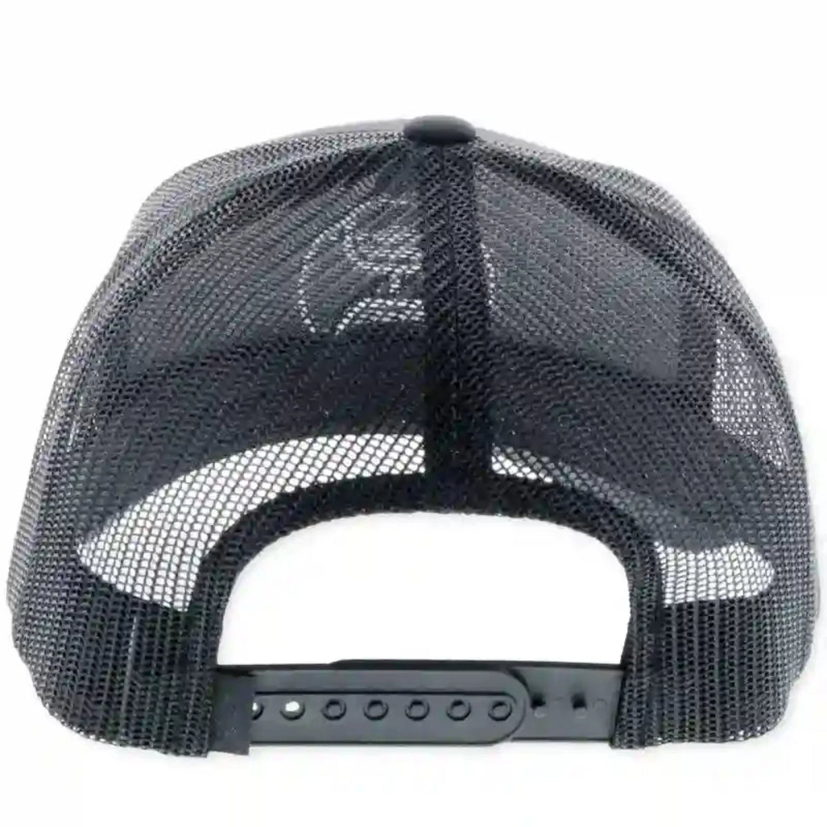  Hooey Mid Profile Black Cap-Black Hooey O Patch