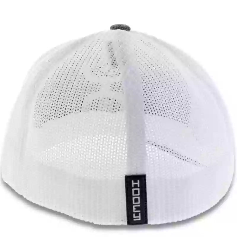  Hooey Mid-Profile Grey And White Cap With Hooey Logo