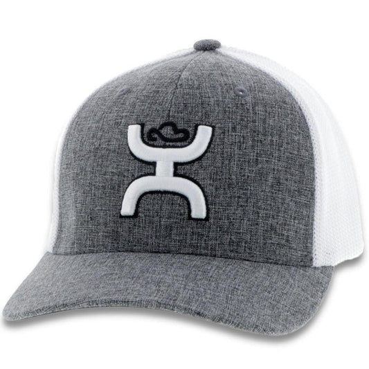  Hooey YOUTH Grey/White Cap-White Hooey Up Patch