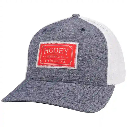  Hooey Mid Profile Heather Blue/White Cap-Hooey Doc Patch