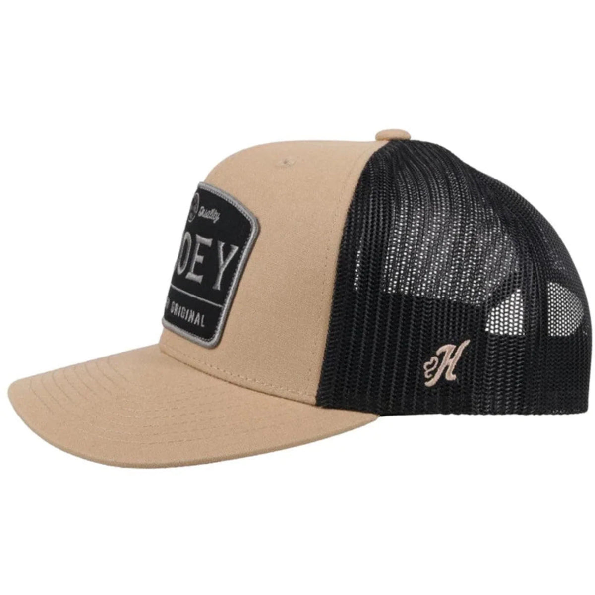  Hooey Tan & Black Cap-Hooey Western Original Patch
