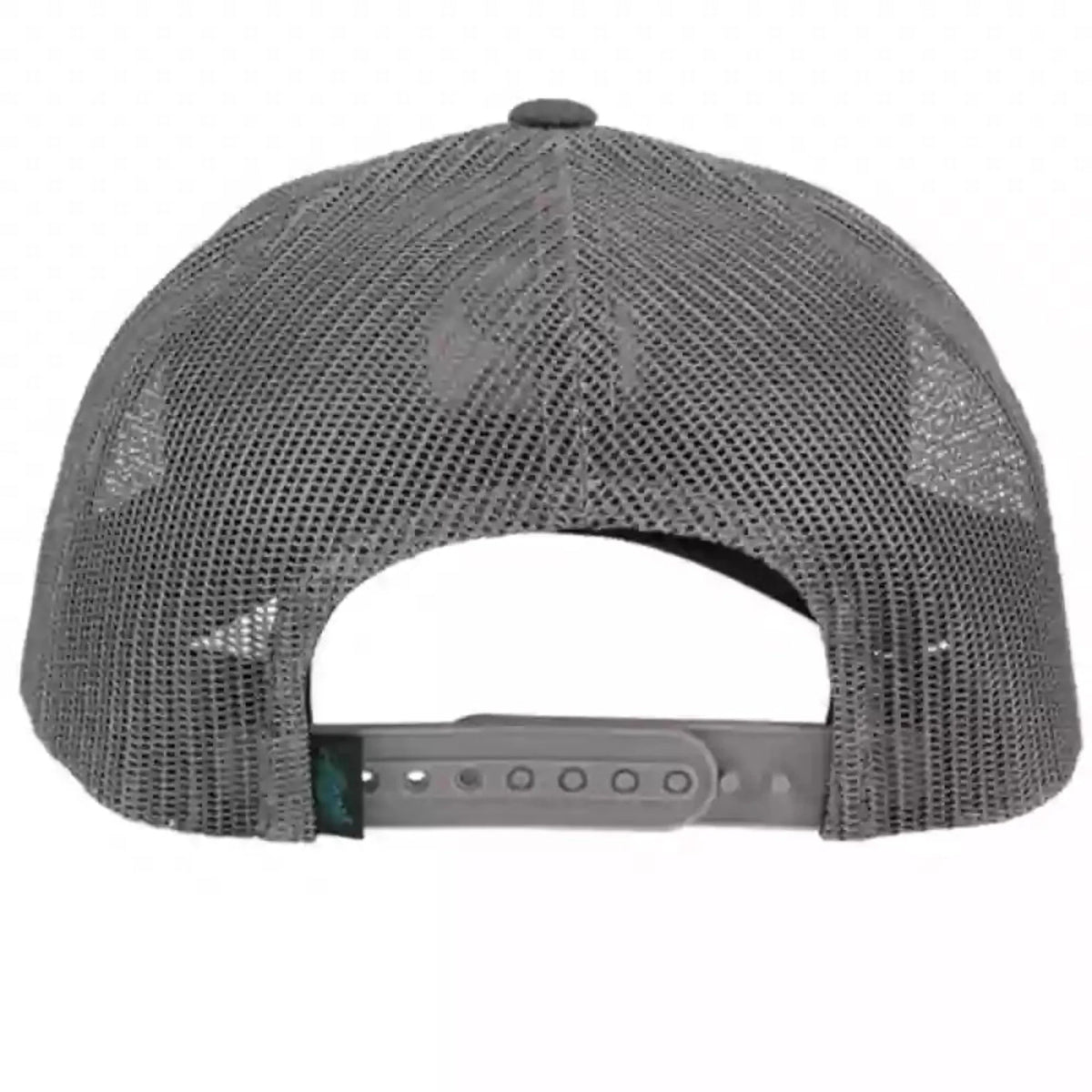  Hooey Mid Profile Grey Cap-Turq Hooey O Logo