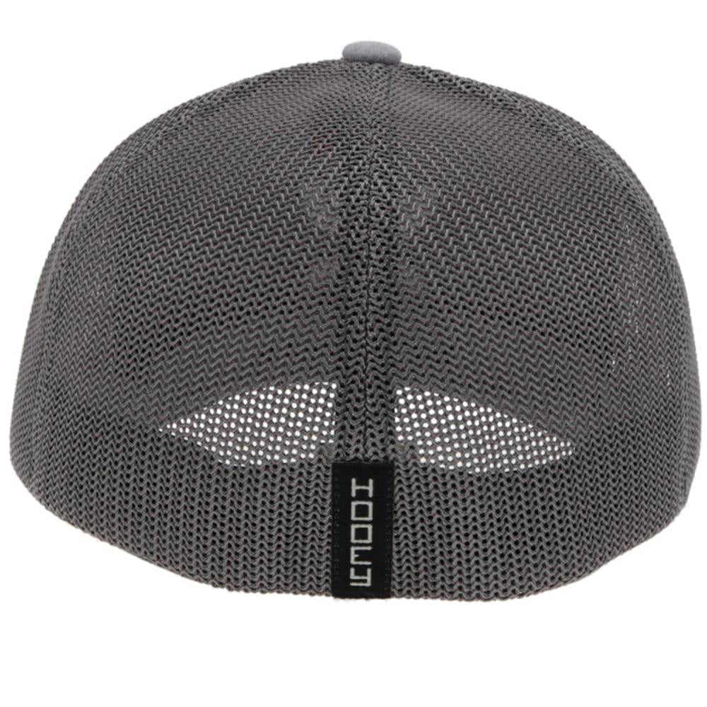  Hooey Mid-Profile Grey And Black Cap-Silver Hooey Logo