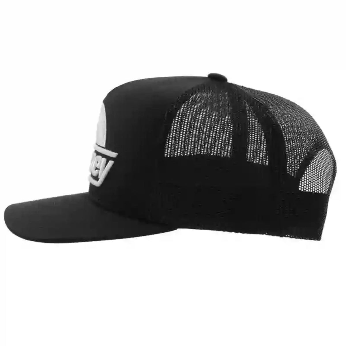  Hooey Black High Profile Cap With Silver Logo