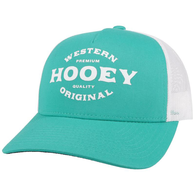  Hooey Saloon Teal And White Cap