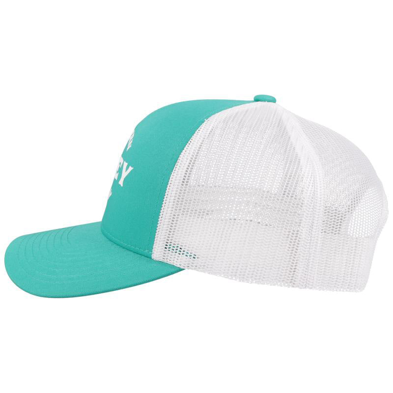  Hooey Saloon Teal And White Cap