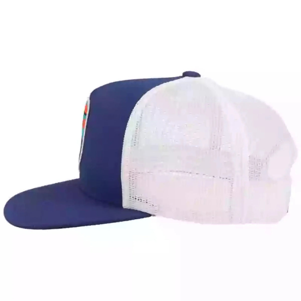  Hooey Youth High Profile Navy & White Cap-4-color Cheyenne Patch