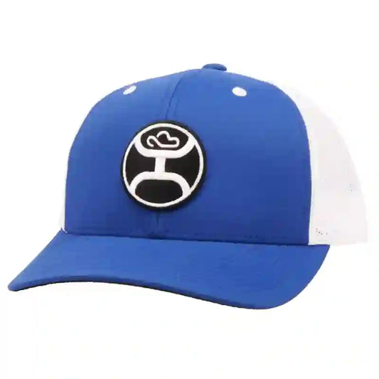  Hooey Blue/White Primo Cap-Classic Hooey Black/White Patch