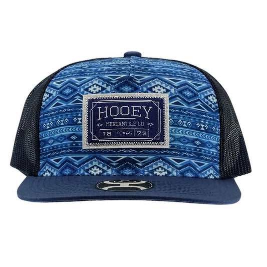  Hooey Aztec Pattern Blue Front & Black Mesh Back Cap