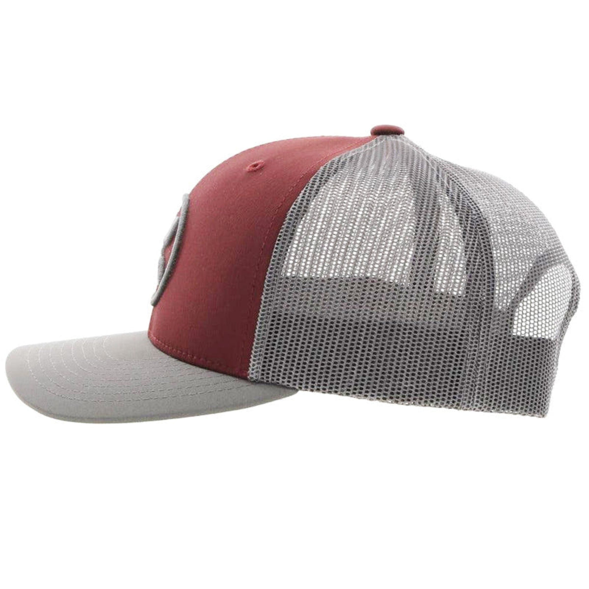  Hooey Mid Profile Maroon/Gry Cap-O Classic Patch