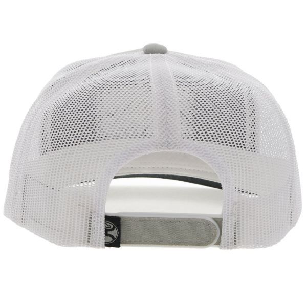  Hooey "Liberty Roper" Grey & White Trucker Cap