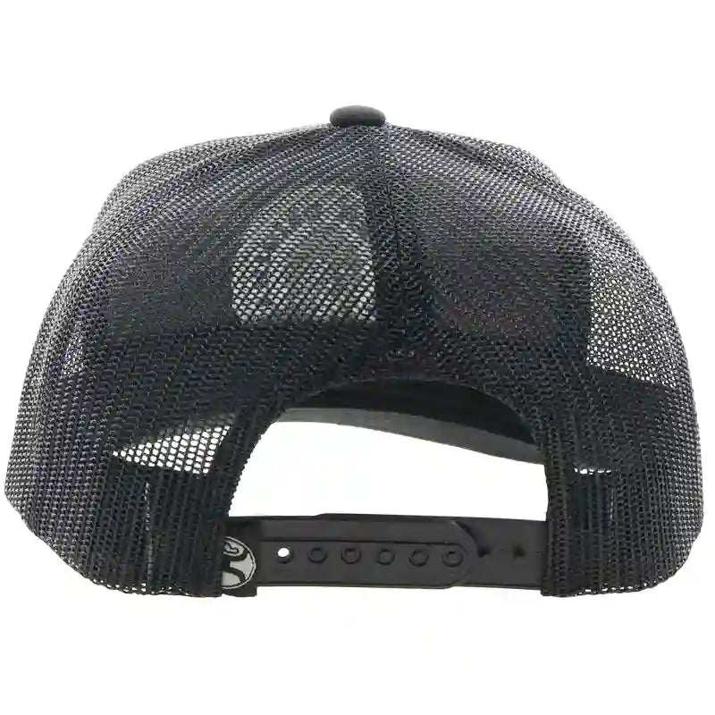  Hooey High Profile Black Cap-Native Am. Headdress Patch