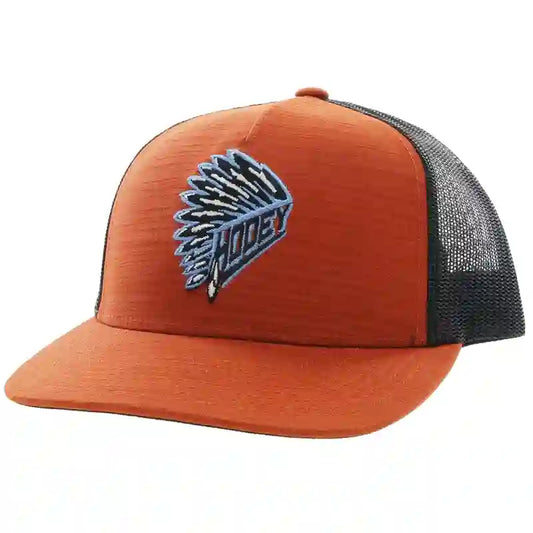  Hooey Mid Profile Orange/Black Cap-Headdress Patch