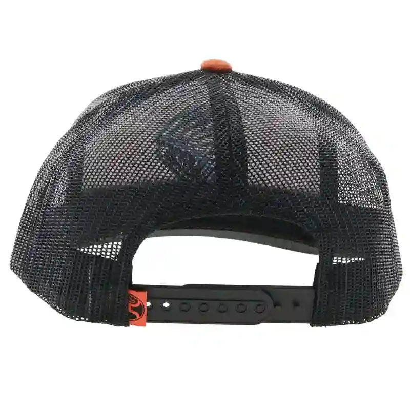  Hooey Mid Profile Orange/Black Cap-Headdress Patch