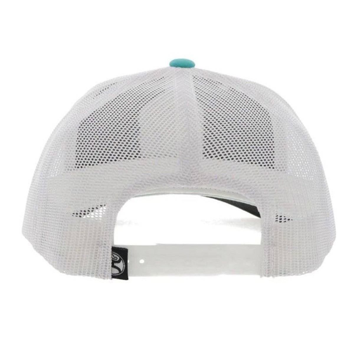  Hooey Mid Profile Teal/White Cap-Cheyenne Patch