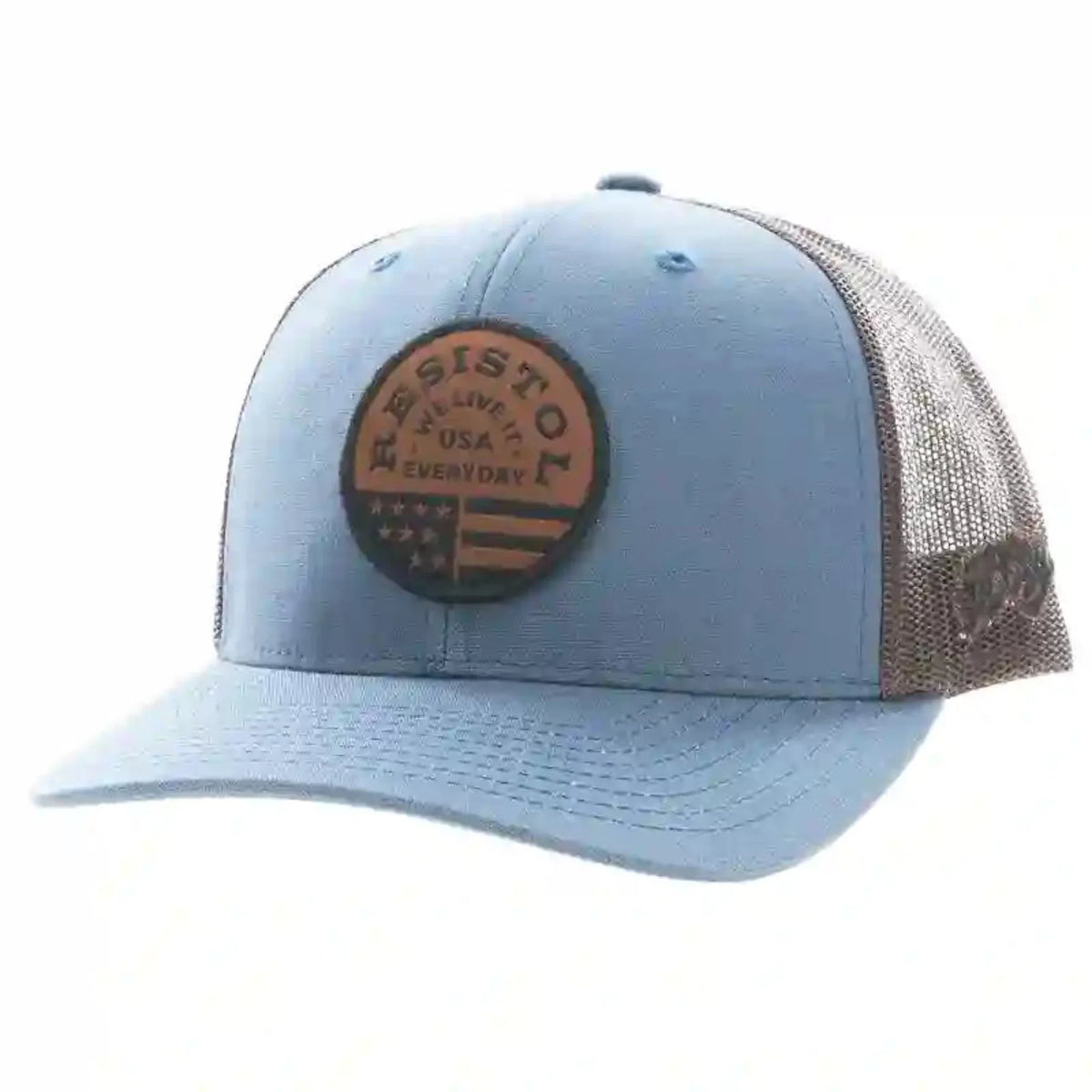  Hooey Denim/Brown Cap-Resistol Patch