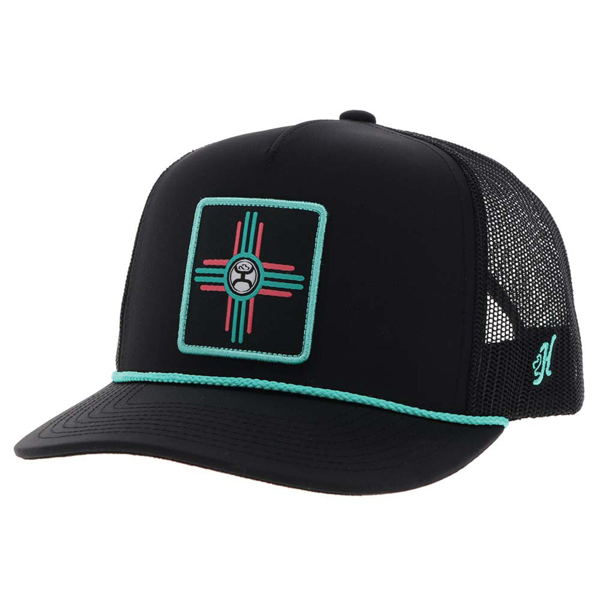  Hooey Zia Black Patch Cap