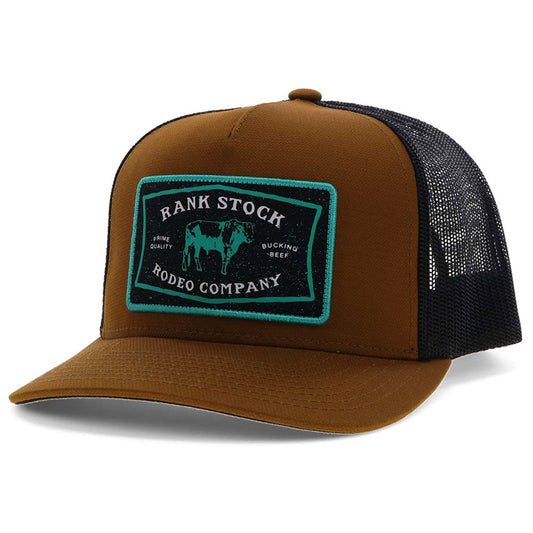  Hooey Youth Brown/Black Rank Stock Cap
