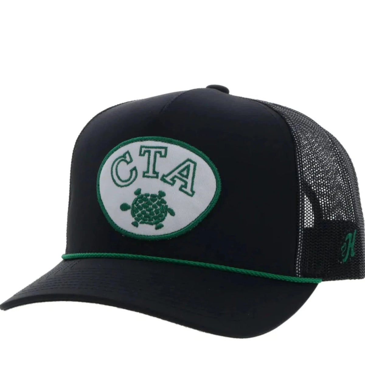 HOOey PRCA Cowboy Turtle Association Black Cap