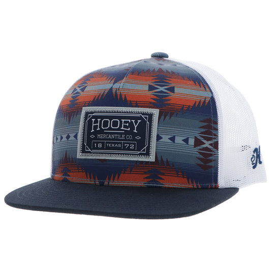  Hooey "Doc" Navy & Grey Orange Trucker Cap