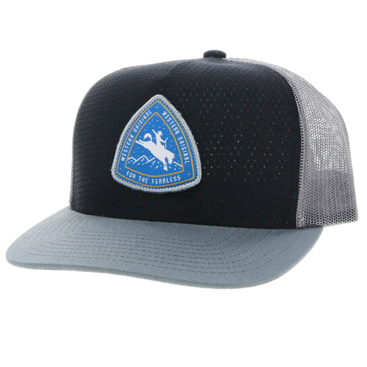  Hooey YOUTH Black/Grey Cap- Summit Roughy For The Fearless Patch