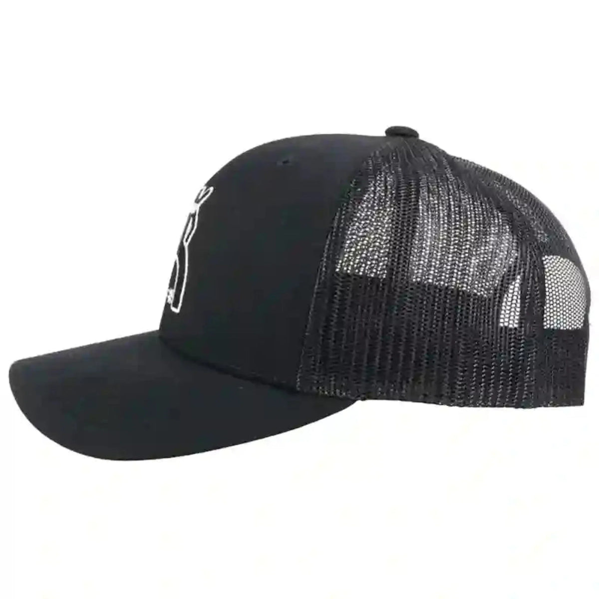 Hooey Black Cap-White/Black Punchy Patch