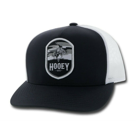  Hooey Cheyenne Patch Black & White Cap