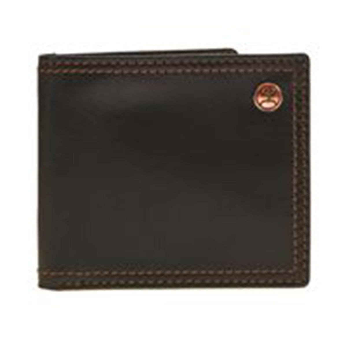  Hooey Black Bi-Fold Wallet-Hooey Logo Rivet