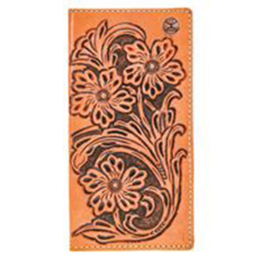  Hooey Floral Tooled Wallet