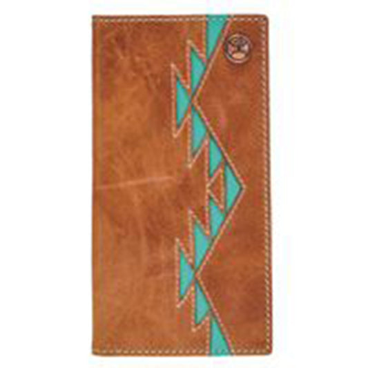  Hooey Turquoise Aztec Rodeo Wallet
