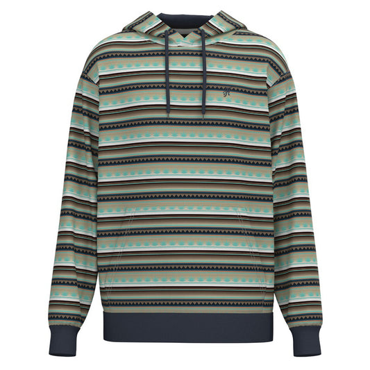  Hooey Men's Mesa Brown & Black Serape Hoodie