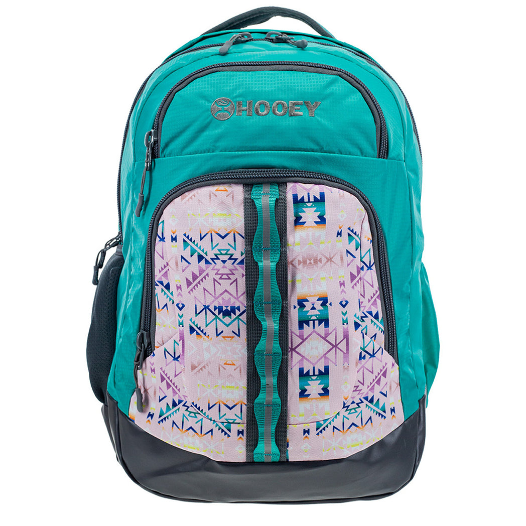  Hooey Pink & Turquoise Aztec Backpack