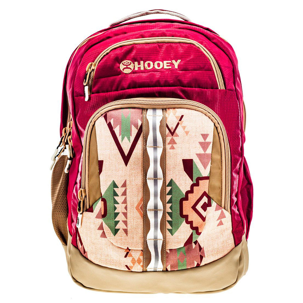  Hooey OX Burgundy & Tan Aztec Backpack
