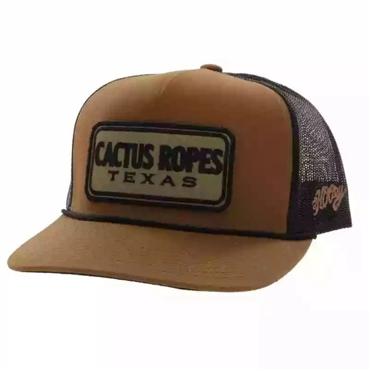 Hooey Dark Tan Black Patch