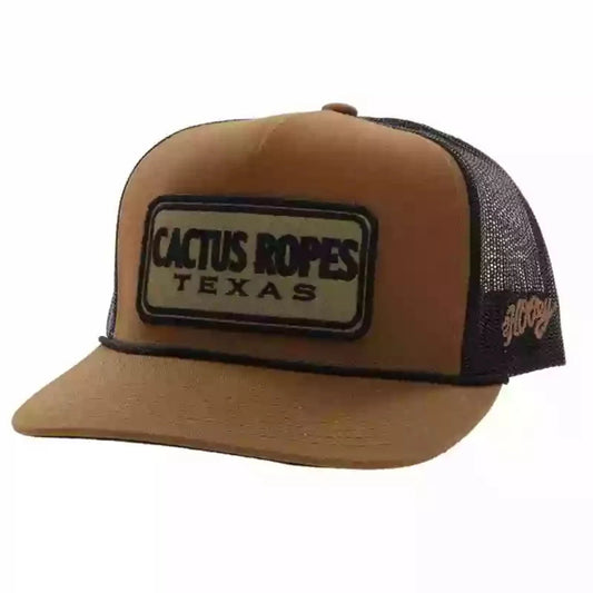  Hooey Dark Tan Black Patch