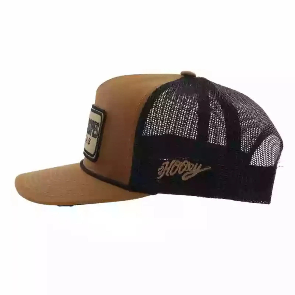  Hooey Dark Tan Black Patch