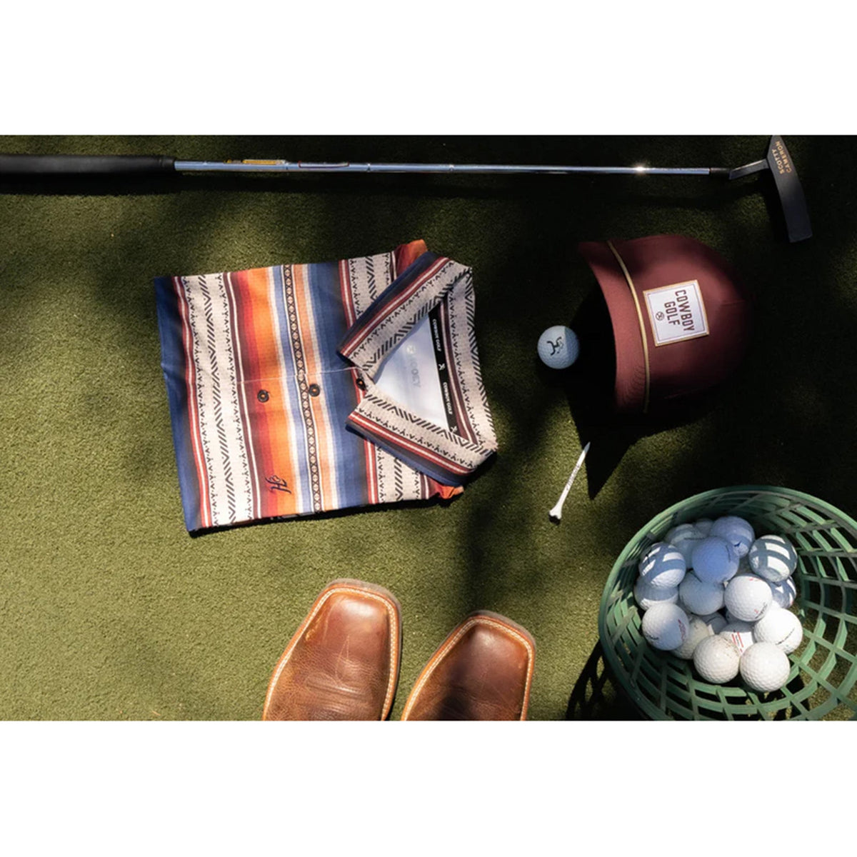  Hooey The Weekender Multi-Serape Polo Shirt